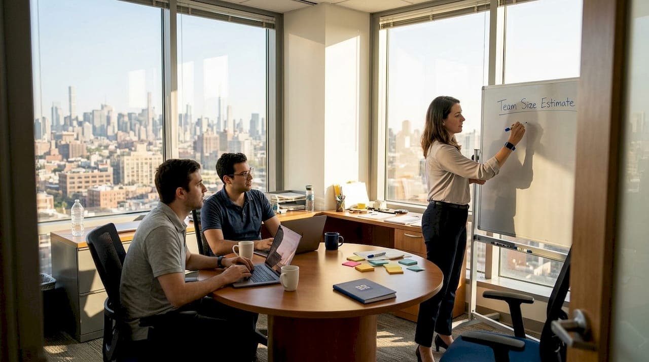 Why estimate team size? Optimize app development budget